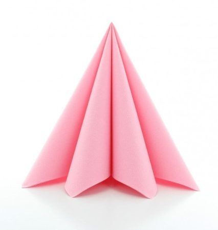 DECOR ANIVERSARI COPII - Servetele de masa festive Linclass - Pink (Roz) / 40 x 40 cm / 20 buc