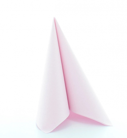 Servetele festive - CULORI UNI - Servetele de masa festive Linclass - Roz pal / 40 x 40 cm / 25 buc