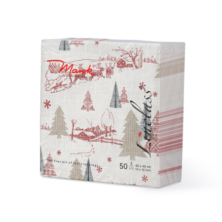 Servetele de masa festive Linclass pentru Revelion/Anul Nou Linclass - Rudi / 40 x 40 cm / 50 buc [3]