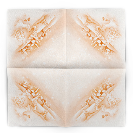 Servetele de masa festive Linclass pentru Revelion/Anul Nou Linclass - Silence / 40 x 40 cm / 50 buc [1]