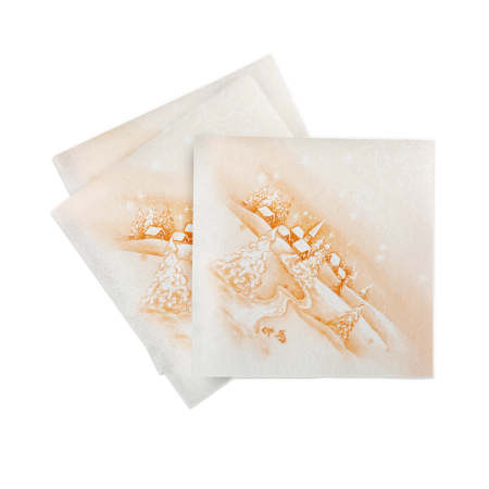 Servetele de masa festive Linclass pentru Revelion/Anul Nou Linclass - Silence / 40 x 40 cm / 50 buc [5]