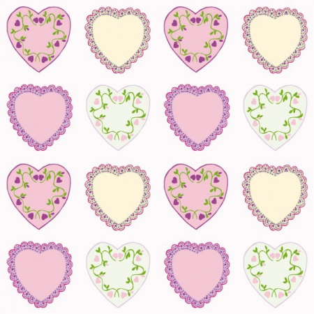 Servetele de masa festive Linclass - Sweet Love (inimioare) / 40 x 40 cm / 50 buc [5]