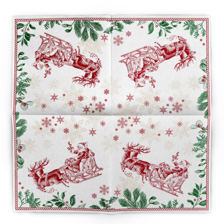 Servetele de masa festive Linclass pentru Revelion/Anul Nou Linclass - Tiemen / 40 x 40 cm / 50 buc [5]