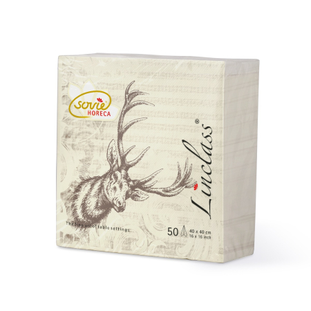 Servetele de masa festive Linclass - Wild (model rustic) / 40 x 40 cm / 50 buc [3]