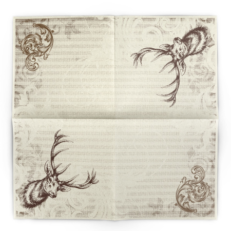 Servetele de masa festive Linclass - Wild (model rustic) / 40 x 40 cm / 50 buc [2]