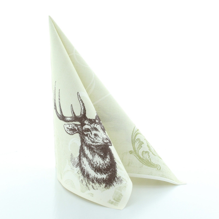 Servetele de masa festive Linclass - Wild (model rustic) / 40 x 40 cm / 50 buc [4]