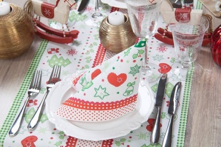 Servetele de masa festive pentru Craciun/Revelion Tissue Deluxe - CHRISTMAS / 40x40 cm / 50 buc [1]