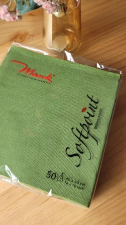 Servetele de masa festive Softpoint - Olive (Masliniu inchis) / 40x40 cm / 50 buc [1]