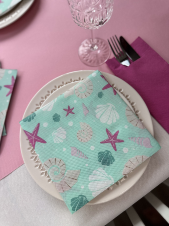 Servetele de masa festive Softpoint - Sea Shells (scoici) / 38 x 38 cm / 20 buc [1]