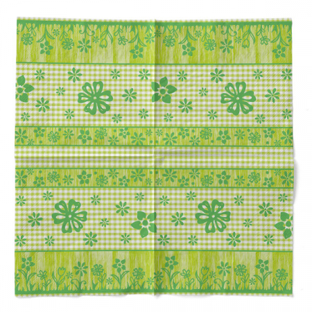 Servetele de masa Paste Tissue - Joni (verde) / 33 x 33 cm / 14.000 buc [3]