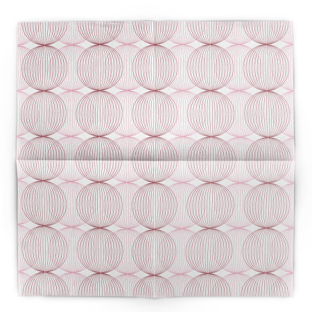 Servetele Linclass LUDO Bordeaux 40x40 cm, pliate 1/4, 50 buc [1]