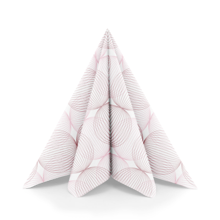 Servetele Linclass LUDO Bordeaux 40x40 cm, pliate 1/4, 50 buc [4]