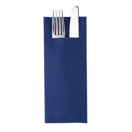 Linclass, HIGH QUALITY - Servetele pentru tacamuri Linclass „Pub" - Albastru Inchis / 40 x 33 cm / 75 buc