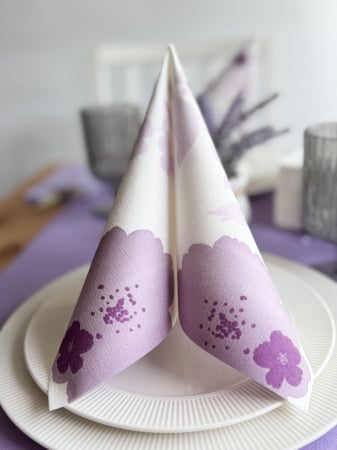 Set accesorii decorative masa festiva - servetele festive, servetele cu buzunar pentru tacamuri si traversa de masa Linclass Steffi & Lila [5]