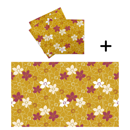 SETURI de masa - Set accesorii decorative masa festiva - servetele festive si traversa de masa Linclass Cora