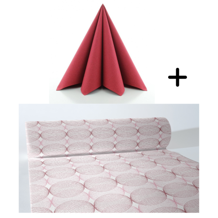 Set accesorii decorative masa festiva - servetele festive si traversa de masa Linclass Ludo Bordo [0]