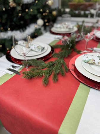 Traversa de masa din poliester, rosie / 30 cm x 20 m / 1 rola [3]