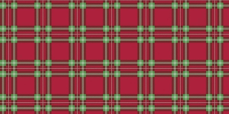 DECOR IARNA - Traversa masa, Linclass - Charles (carouri rosu-verde) / 40 cm × 24 m / 1 rola