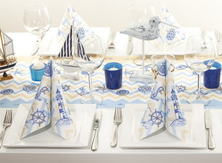 Traversa masa Linclass - Maritim / 40 cm x 24 m / 1 rola [1]