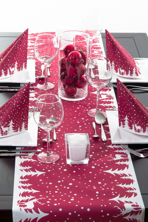 Traversa masa - Linclass Marvin (Rosu) 40 cm x 24 m / 1 buc [1]