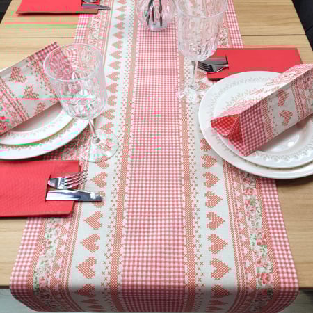 Traversa masa Linclass - Mathilda (inimioare) / 40 cm x 24 m / 1 rola [10]