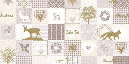 Traverse Masa - CRACIUN/REVELION - Traversa masa - Linclass Pepe (Auriu) / 40x120 cm / Rola 20 bucati