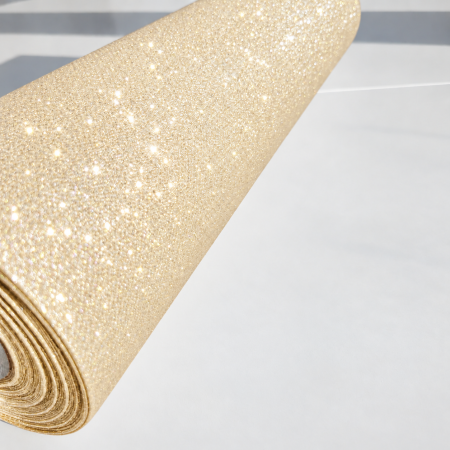 TRAVERSE MASA - Traversa masa -Linclass Shine gold (auriu cu sclipici) / 40 cm x 24 m / 1 buc