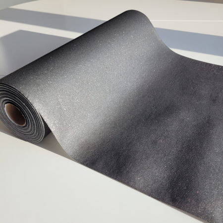 Traversă de masă - Linclass Shine metallic black (negru stralucitor) / 40 cm x 24 m / 1 buc [6]