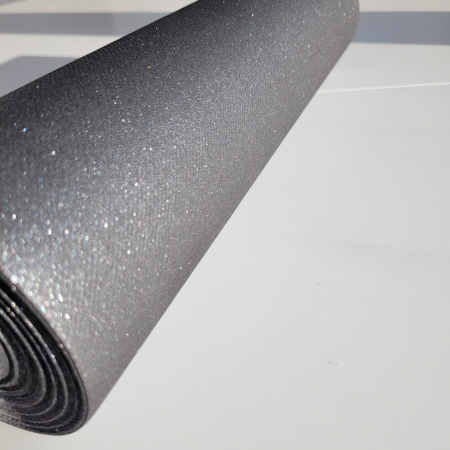Traversă de masă - Linclass Shine metallic black (negru stralucitor) / 40 cm x 24 m / 1 buc [8]