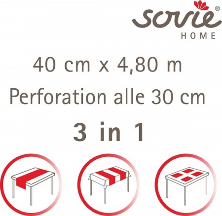 Traversa/Napron masa - Linclass Grey (gri) / 40 cm x 4,8 m / 1 rola [1]
