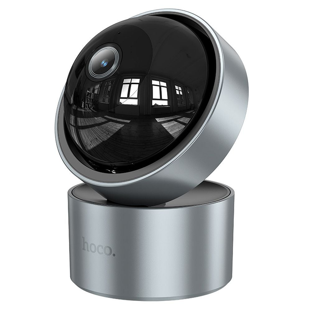 Cameră de supraveghere interioară Hoco D5, Full HD, Mod Nocturn, Reglabilă, Argintie [6]