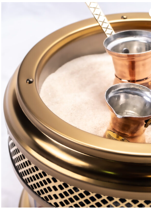 Aparat cafea la nisip AK/8-3, culoare gold, 1200W, 32 × 32 × 24,5 cm [2]