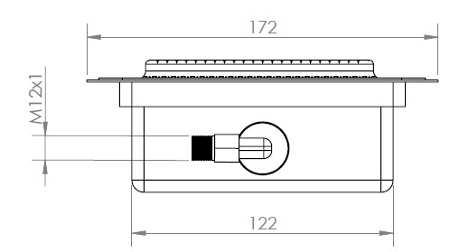 Arzator pentru aparat kebap/shaorma, model R-2, cu plasa, Meltem [4]