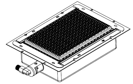 Arzator pentru aparat kebap/shaorma, model R-2, cu plasa, Meltem [3]