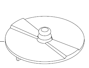 Platan abraziv pentru masina de curatat cartofi 5kg, 10kg, 18kg, Cod F2750 Fama Industrie [3]