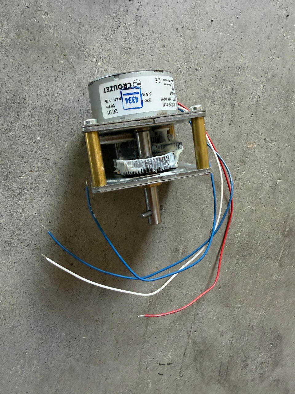 Motor pentru aparat kebap / shaorma, cu motor jos, marca Kalitegaz [1]