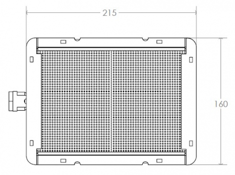 Arzator pentru aparat kebap/shaorma cu motor sus, model R-3, fara plasa, Meltem [4]
