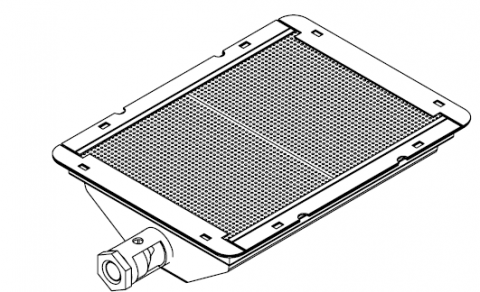 Arzator pentru aparat kebap/shaorma cu motor sus, model R-3, fara plasa, Meltem [6]