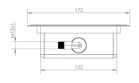 Arzator pentru aparat kebap, shaorma, gyros model R-2Z, fara plasa, Meltem [2]