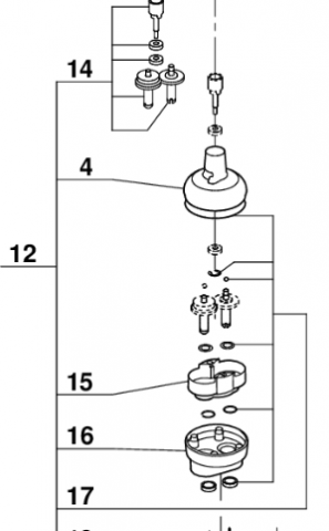 Cutie transmisie pentru blender Robot Coupe seria MP, cod 89650 [4]