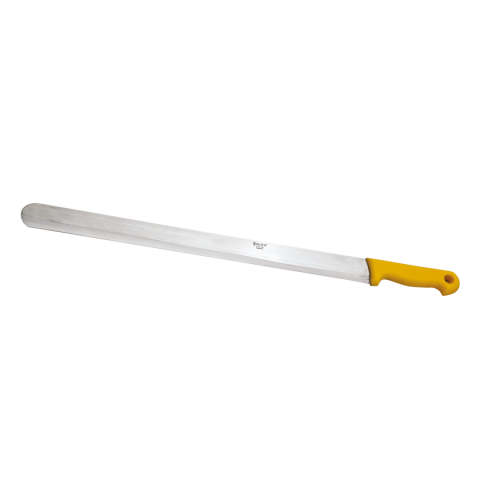 Accesorii pentru aparatele de shaorma, kebap, gyros - Cutit pentru taiat shaorma kebap, lungime 50cm, Pirge, lama inox