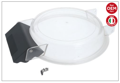 Piese de schimb masini de curatat cartofi - Capac policarbonat complet, pentru masina de curatat cartofi 25kg, Fimar