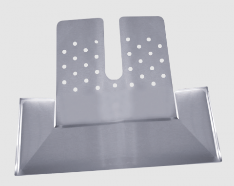 Accesorii pentru aparatele de shaorma, kebap, gyros - Tava inox in forma de U pentru aparat shaorma, kebap cu motorul jos