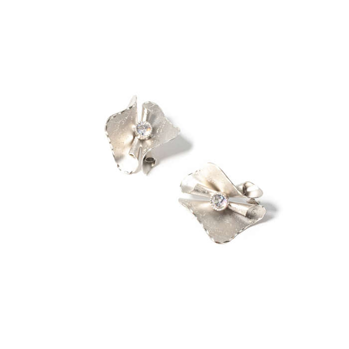 Cercei din argint cu zirconii [2]