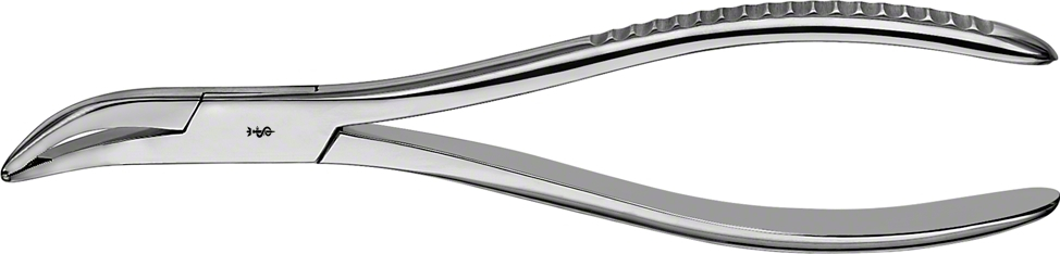 Pensa extractie fragmente de radacini WITZEL, puternic curba, lungime 165mm [1]