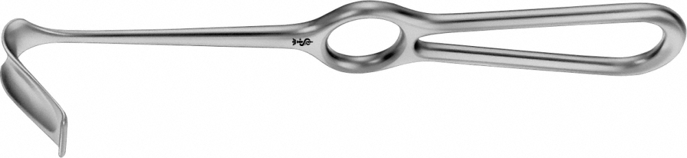 Retractor Buchs, pentru obraji și țesut moale, pentru chirurgia posterioară maxilodentara [1]