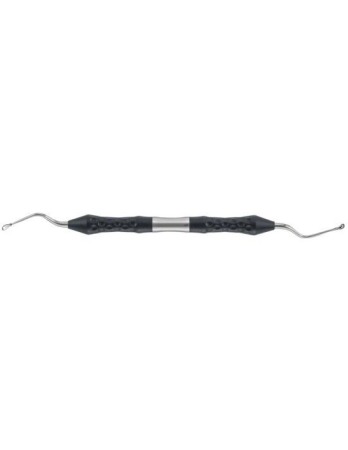 Instrumentar chirurgie dentară - Chiureta os LUCAS, angulata, dubla terminatie, 185 mm