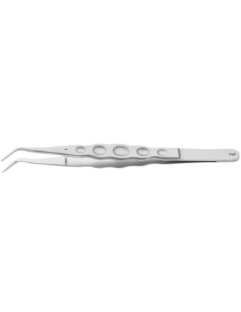 Instrumentar diagnosticare dentară - Cleste stomatologic ERGOPERIO, angulat, serat, ramforsat