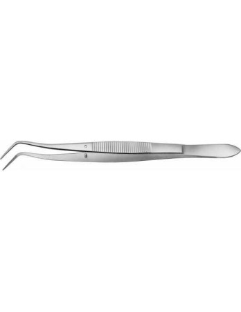 Instrumentar diagnosticare dentară - Cleste stomatologic MERIAM, angulat, serat