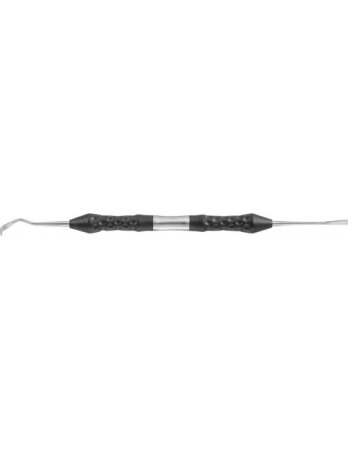 Instrumentar chirurgie dentară - Dalta Kirkland, gama Ergoperio, angulata, dubla terminatie, maner polimer, 190 mm